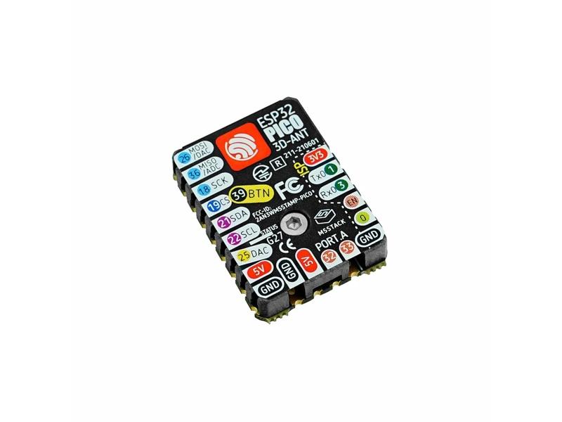 M5Stack Entwicklerboard M5Stamp Pico Mate mit Pin Headers