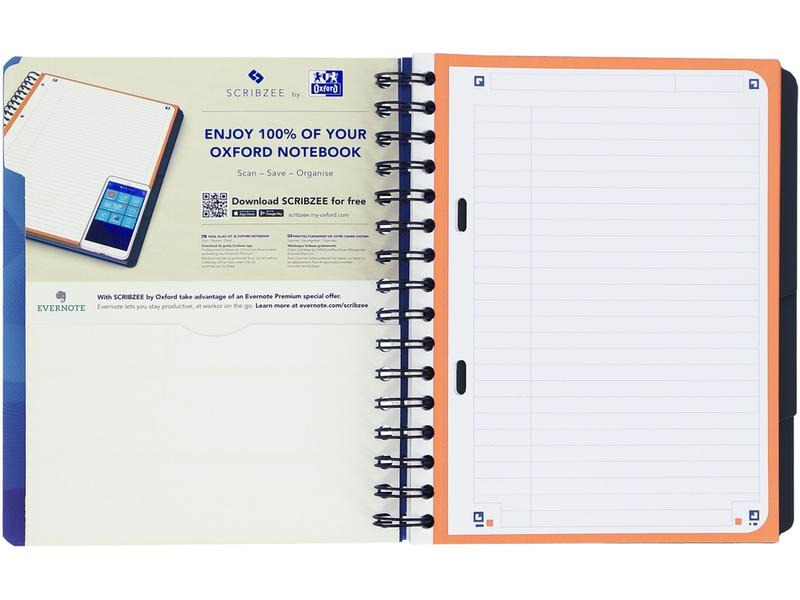Oxford Notizheft A5+, liniert, Blau