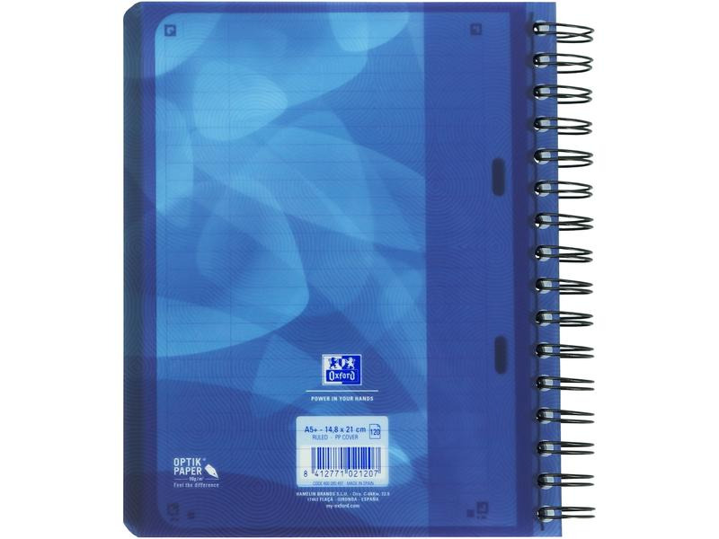 Oxford Notizheft A5+, liniert, Blau