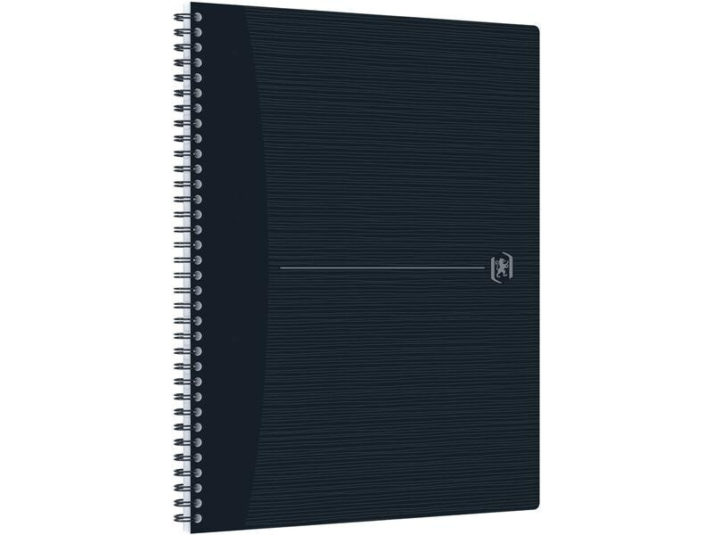 Oxford Notizbuch A4+, liniert, Schwarz