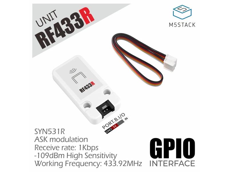 M5Stack Empfänger RF Unit 433 MHz SYN513R
