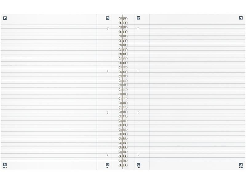 Oxford Notizbuch A4+, liniert, Hellgrau