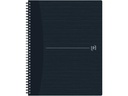 Oxford Notizbuch A4+, kariert, Schwarz