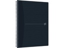 Oxford Notizbuch A4+, kariert, Schwarz