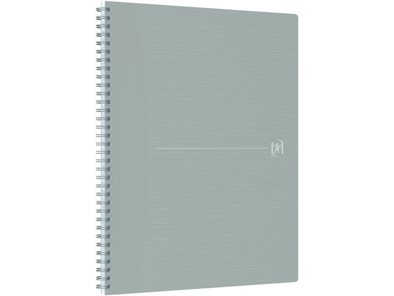Oxford Notizbuch A4+, kariert, Hellgrau