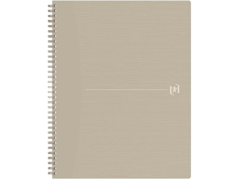 Oxford Notizbuch A4+, kariert, Beige