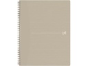 Oxford Notizbuch A4+, kariert, Beige