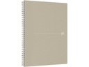 Oxford Notizbuch A4+, kariert, Beige