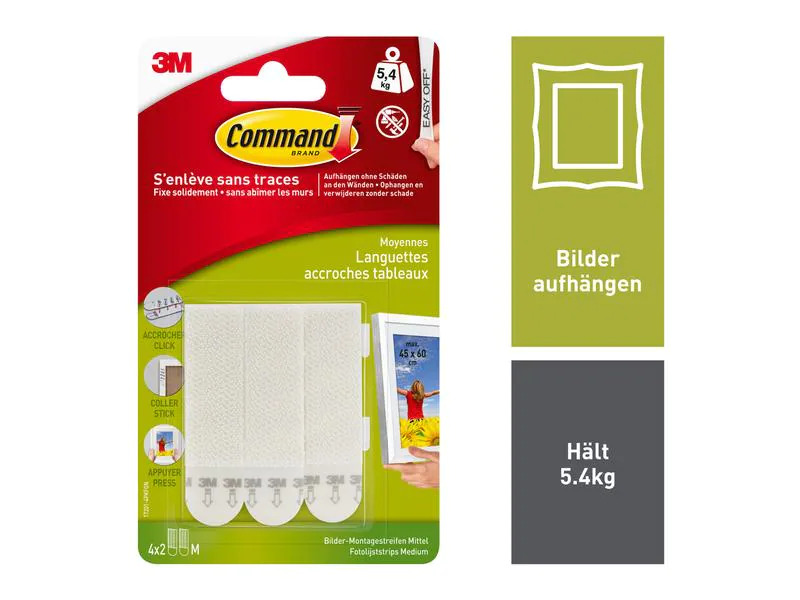 Command Klebepad Command M 5.4 kg, Weiss