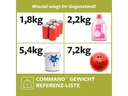 Command Klebepad Command M Schmal, 5.4 kg, Weiss