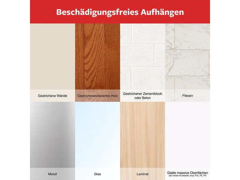 Command Klebepad Command Poster 15 mm x 0.05 m, Weiss