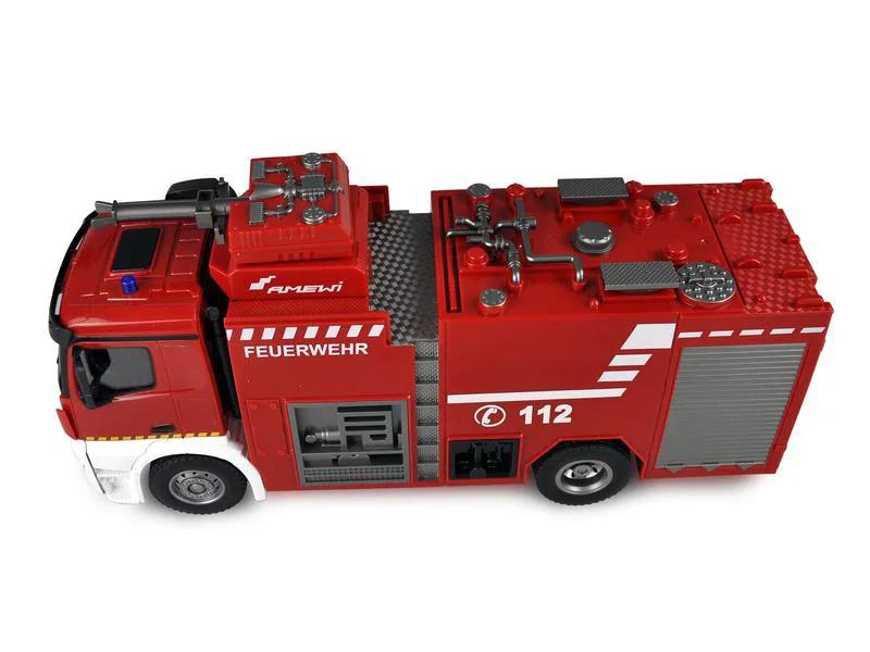 Amewi Mercedes Benz Arocs Feuerwehr Löschfahrzeug RTR, 1:18
