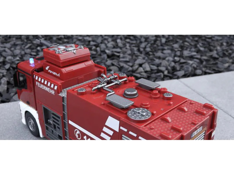 Amewi Mercedes Benz Arocs Feuerwehr Löschfahrzeug RTR, 1:18