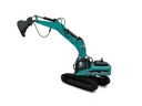 Amewi Kettenbagger G704E Vollmetall Petrol, 1:14, RTR