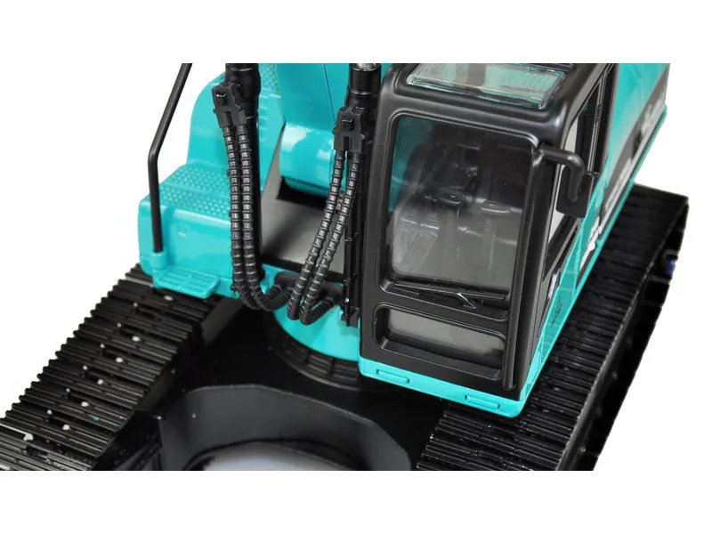 Amewi Kettenbagger G704E Vollmetall Petrol, 1:14, RTR
