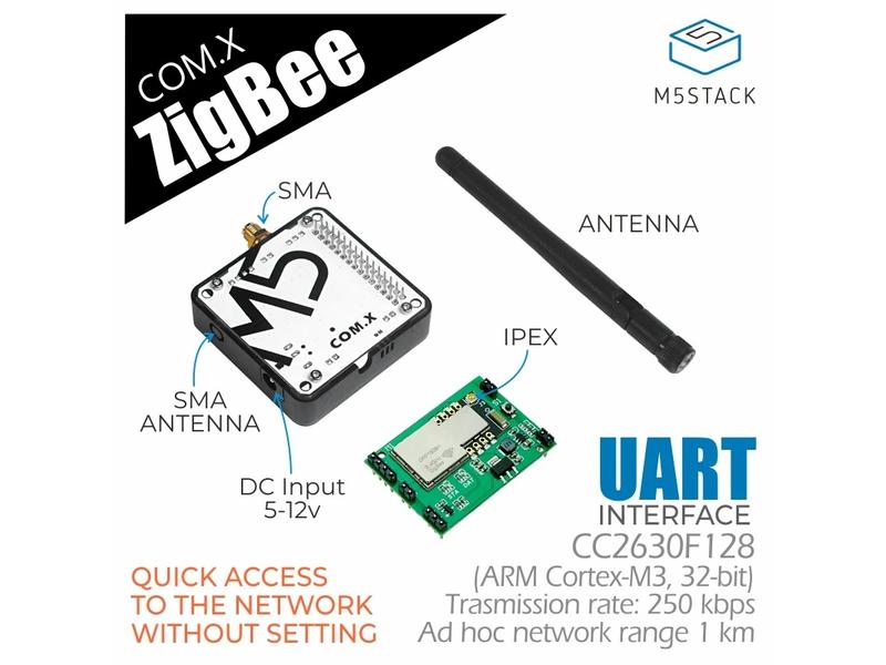 M5Stack ZigBee Modul CC2630F128 mit Antenne