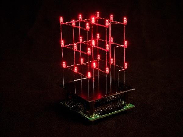 Whadda Bausatz 3D LED-Würfel 3 x 3 x 3