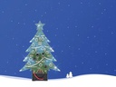 Whadda Bausatz Weinachtsbaum Blau LED, mit Ein/Aus Schalter