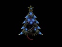 Whadda Bausatz Weinachtsbaum Blau LED, mit Ein/Aus Schalter