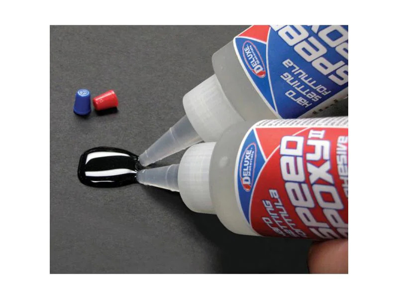 Deluxe Materials Modellbauklebstoff Speed Epoxy II Twin Syringe 4 min.