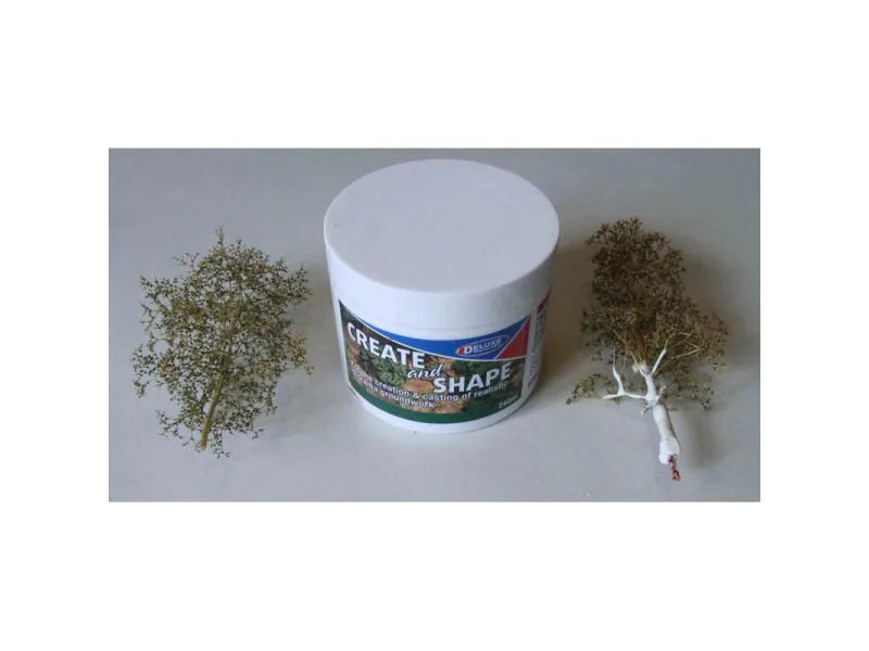 Deluxe Materials Modelliermasse Create and Shape 240 ml, Weiss