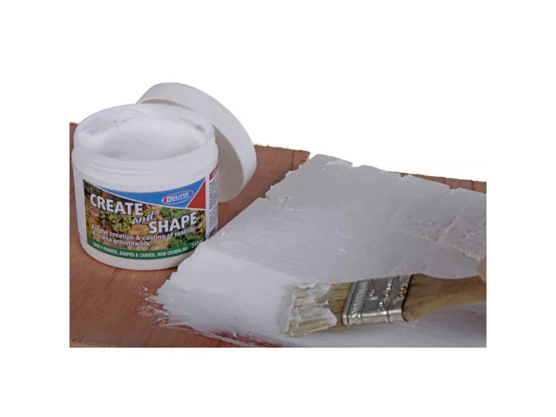 Deluxe Materials Modelliermasse Create and Shape 240 ml, Weiss