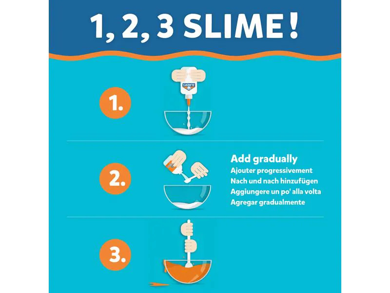 Elmers Bastelkleber Glitter Glue 177 ml, Blau