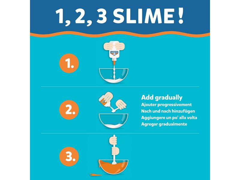 Elmers Bastelkleber Glitter Glue 177 ml, Silber