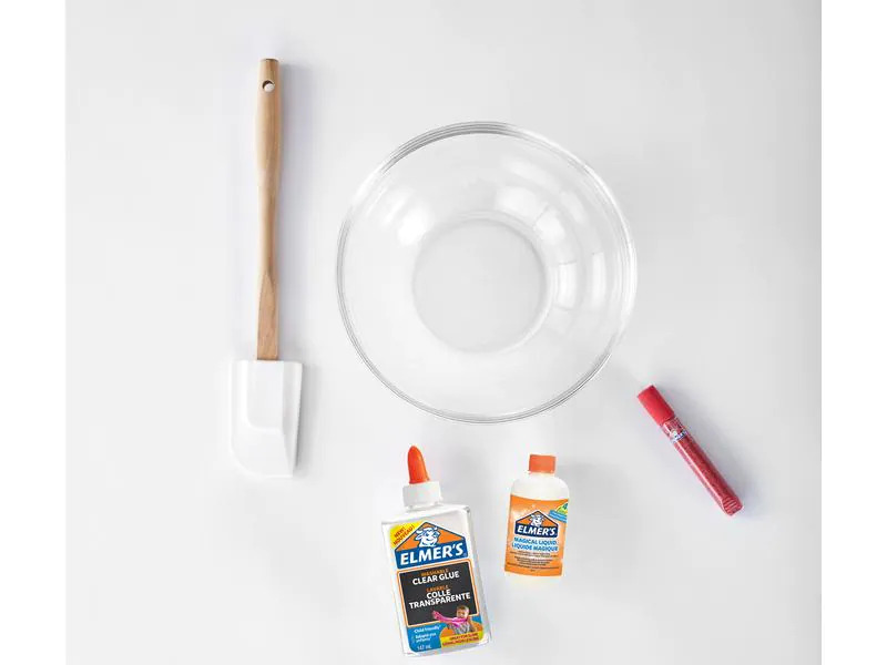 Elmers Bastelkleber Glitter Glue 177 ml, Silber