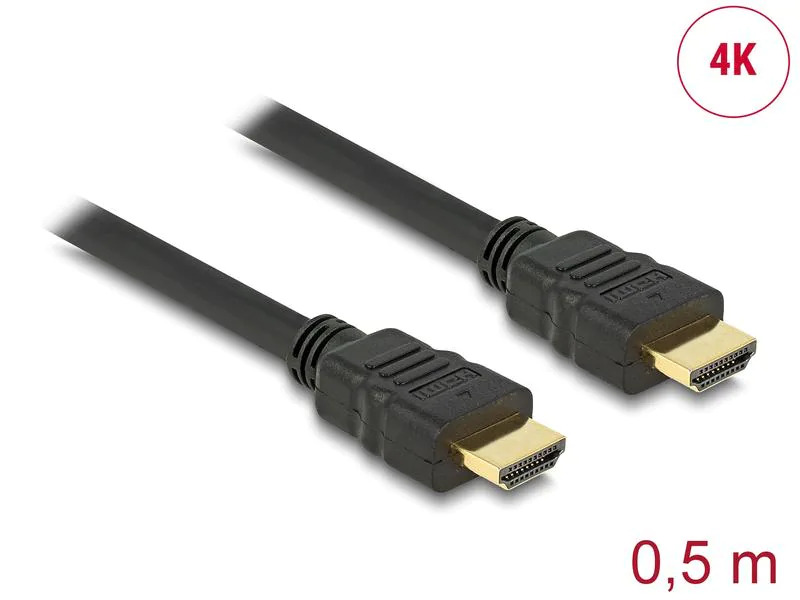 Delock Kabel 4K 30Hz HDMI - HDMI, 0.5 m
