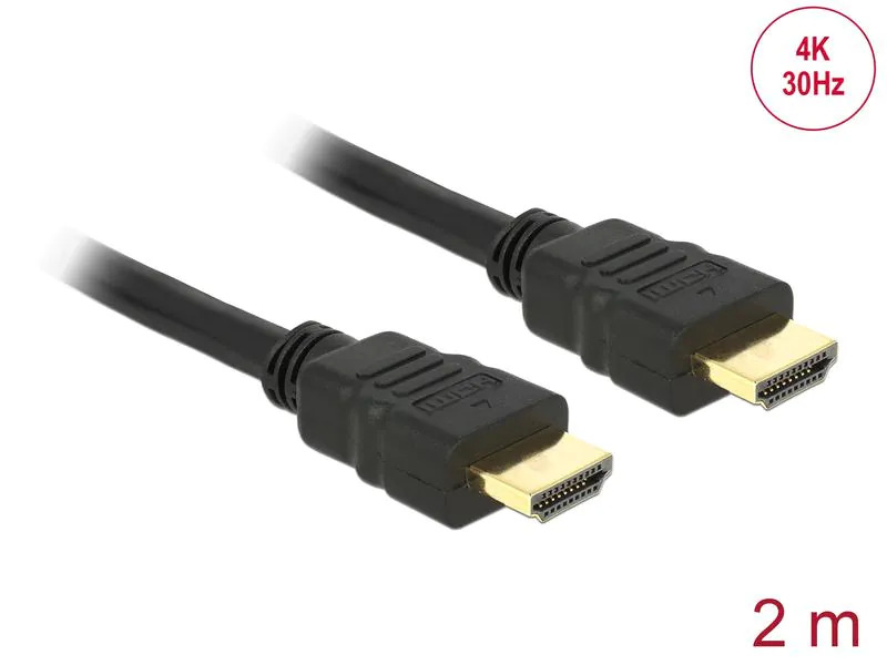 Delock Kabel 4K 30Hz HDMI - HDMI, 2 m