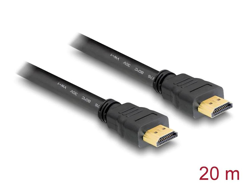 Delock Kabel 4K 30Hz HDMI - HDMI, 20 m