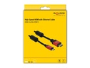 Delock Kabel 4K 30Hz HDMI - Mini-HDMI (HDMI-C), 5 m, Rot