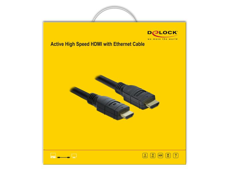 Delock Kabel 4K 60Hz HDMI - HDMI, 10 m
