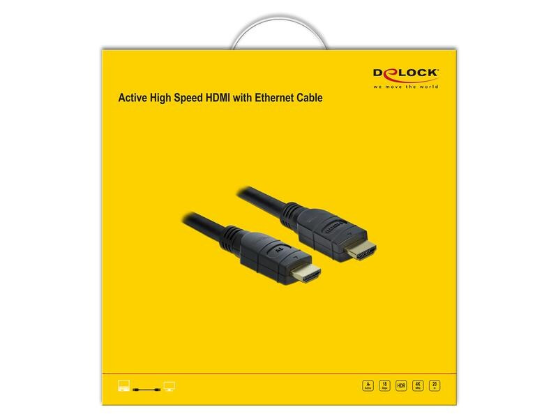 Delock Kabel 4K 60Hz HDMI - HDMI, 20 m