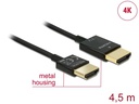 Delock Kabel 4K 60Hz HDMI - HDMI, 4.5 m, Schwarz