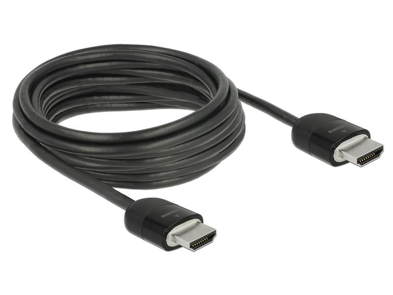 Delock Kabel 4K 60Hz HDMI - HDMI, 5 m, Schwarz