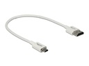 Delock Kabel 4K 60Hz HDMI - Micro-HDMI (HDMI-D), 0.25 m, Weiss