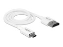 Delock Kabel 4K 60Hz HDMI - Micro-HDMI (HDMI-D), 0.5 m, Weiss