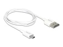 Delock Kabel 4K 60Hz HDMI - Micro-HDMI (HDMI-D), 1 m, Weiss