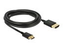 Delock Kabel 4K 60Hz HDMI - Mini-HDMI (HDMI-C), 3 m, Schwarz