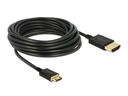Delock Kabel 4K 60Hz HDMI - Mini-HDMI (HDMI-C), 4.5 m, Schwarz