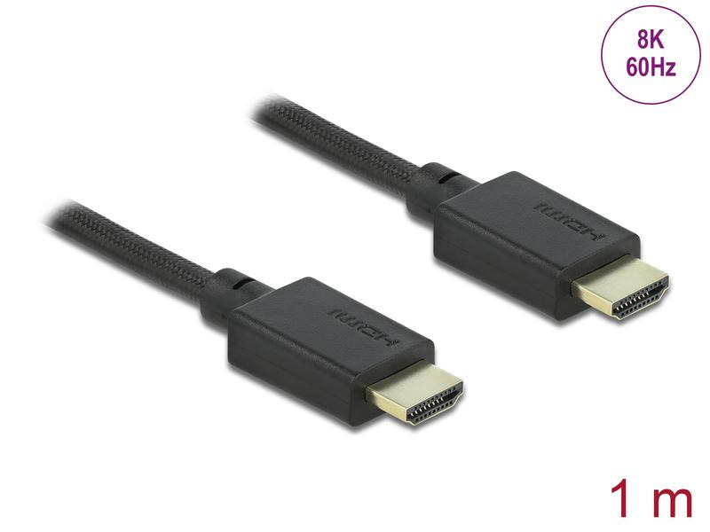 Delock Kabel 8K 60Hz HDMI - HDMI, 1 m