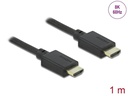 Delock Kabel 8K 60Hz HDMI - HDMI, 1 m