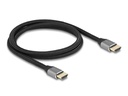 Delock Kabel 8K 60Hz HDMI - HDMI, 1 m, Grau