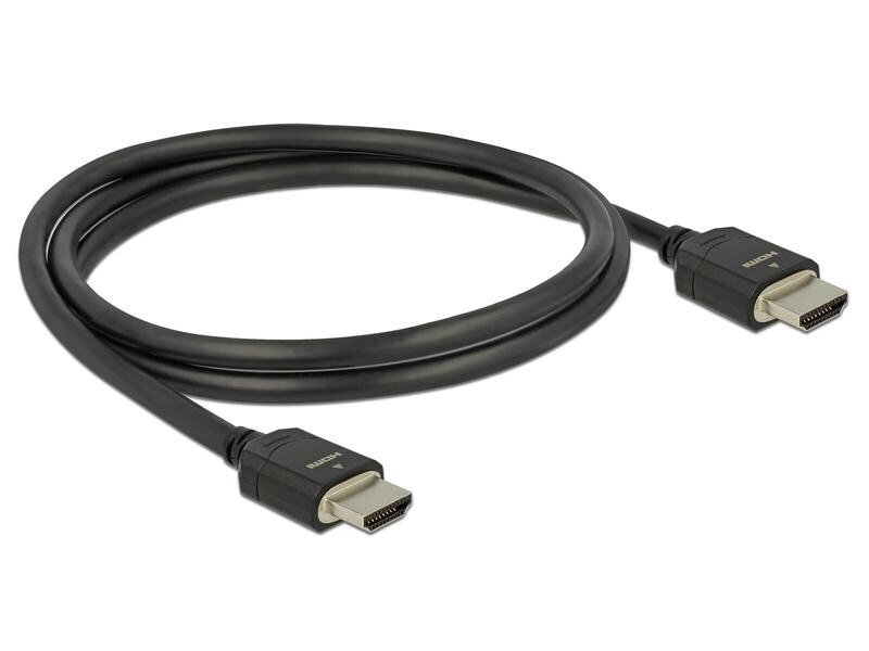 Delock Kabel 8K 60Hz HDMI - HDMI, 1 m, Schwarz