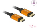 Delock Kabel 8K 60Hz HDMI - HDMI, 1.5 m