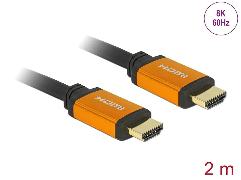 Delock Kabel 8K 60Hz HDMI - HDMI, 2 m