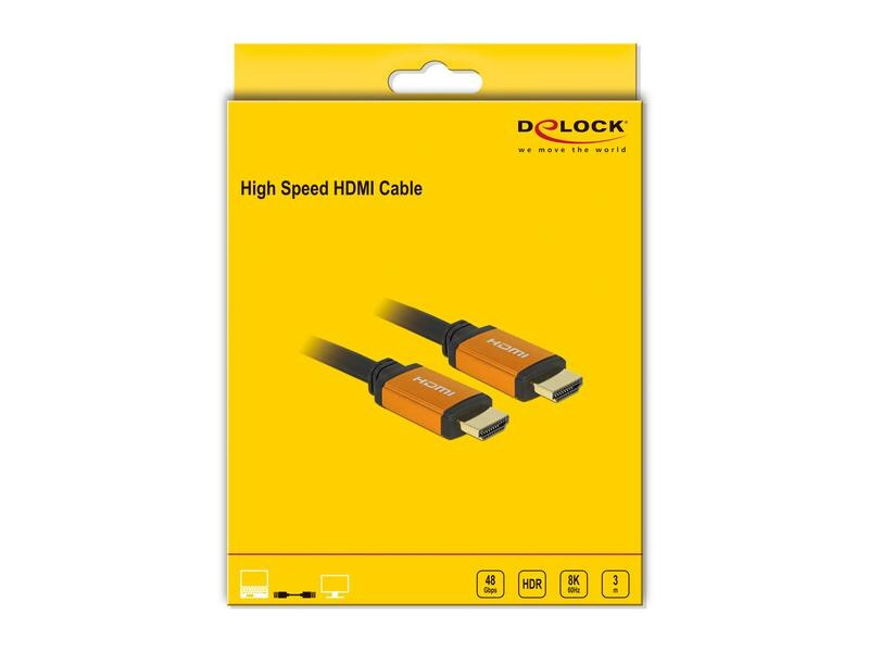 Delock Kabel 8K 60Hz HDMI - HDMI, 3 m