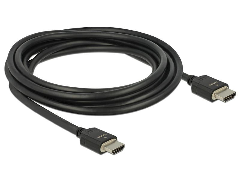 Delock Kabel 8K 60Hz HDMI - HDMI, 3 m, Schwarz